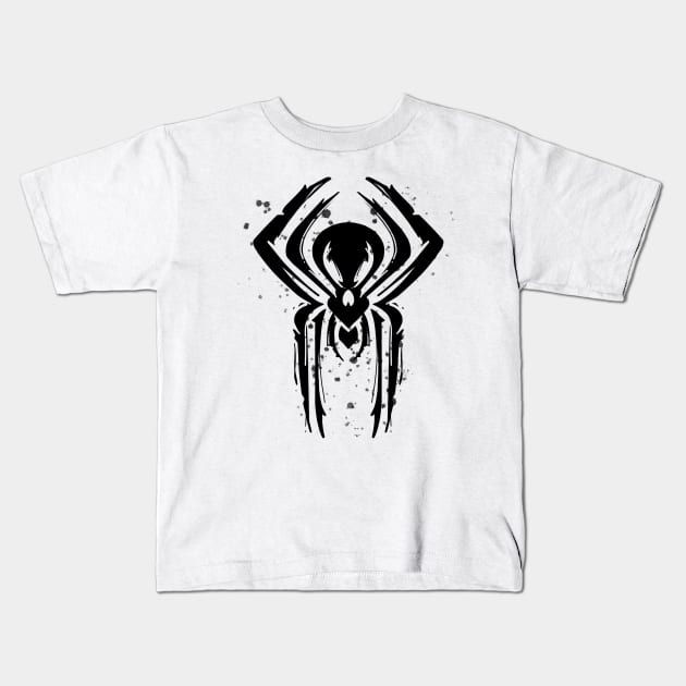 Spiderman 2099 grunge Kids T-Shirt by Ruxcel23